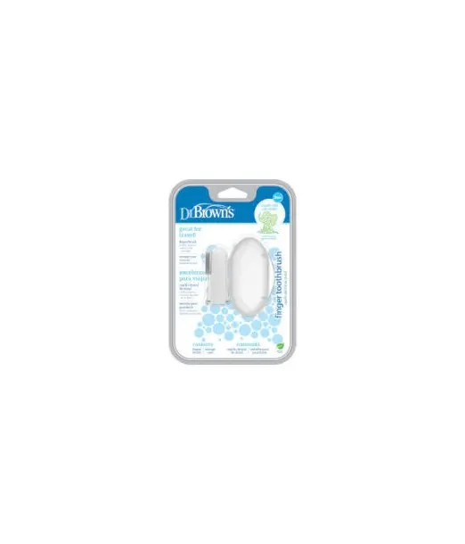 Dr. Brown's - Brosse à dents en silicone avec étui 3M+ Univers
