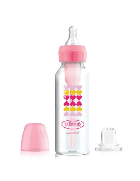 Dr Brown's baby bottle 270 ml Cole large Hearts, from 6 months