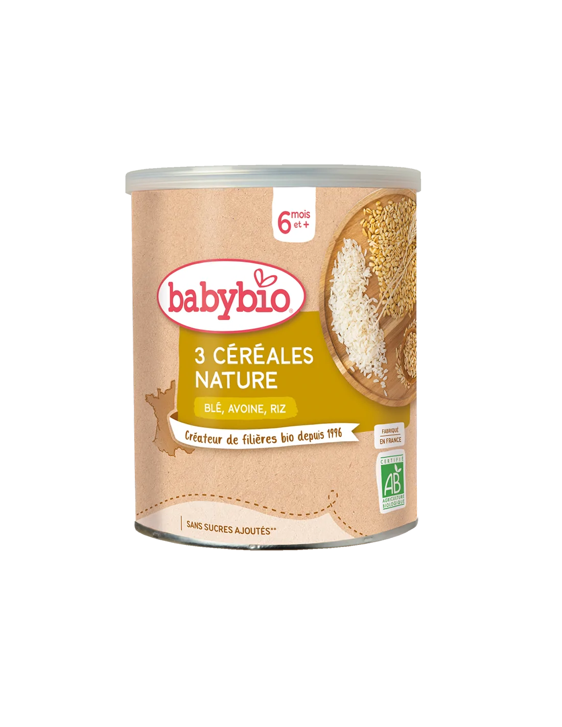 Babybio - Céréales Tomate Poivron - Bio - 220g - Dès 6 mois