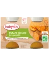Babybio Patate Douce 2x130g 4m+ Céréales & Compotes - Babybio