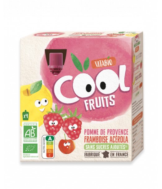 Vitabio Pomme Framboise Cool Fruits (Dès 6mois) Céréales &