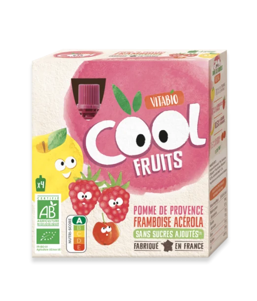 Vitabio Pomme Framboise Cool Fruits (Dès 6mois) Céréales &