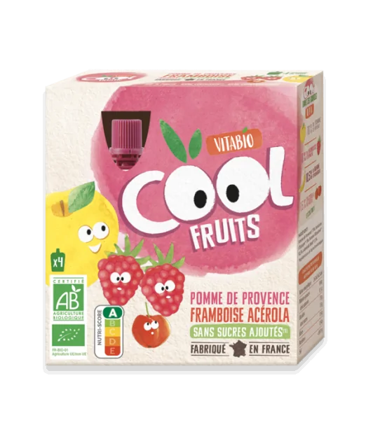 Vitabio Pomme Framboise Cool Fruits (Dès 6mois) Céréales &