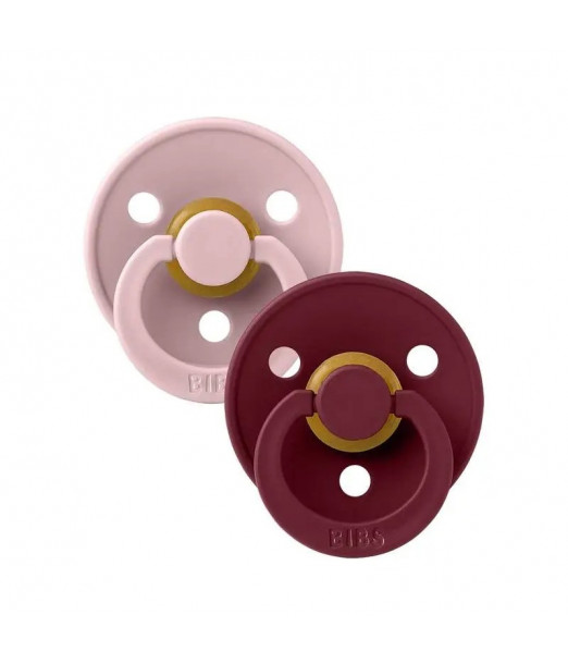 Sucette BIBS Pack De 2 Pink Plum/Elderberry Sucettes - BIBS