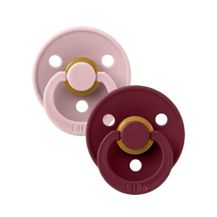 Sucette BIBS Pack De 2 Pink Plum/Elderberry Sucettes - BIBS