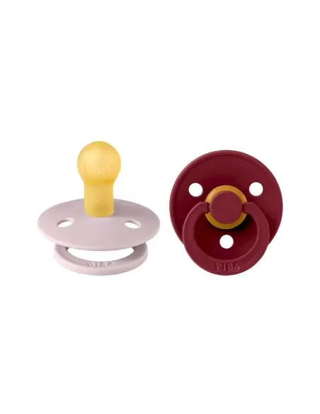 Sucette BIBS Pack De 2 Pink Plum/Elderberry Sucettes - BIBS