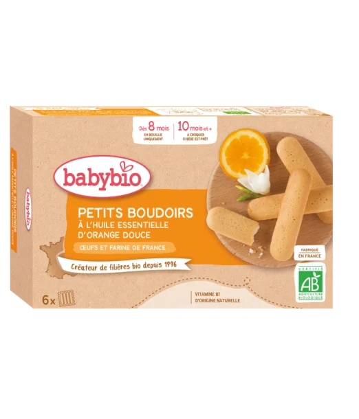 Babybio Petits Boudoirs à L'huile Essentielle D'orange Douce