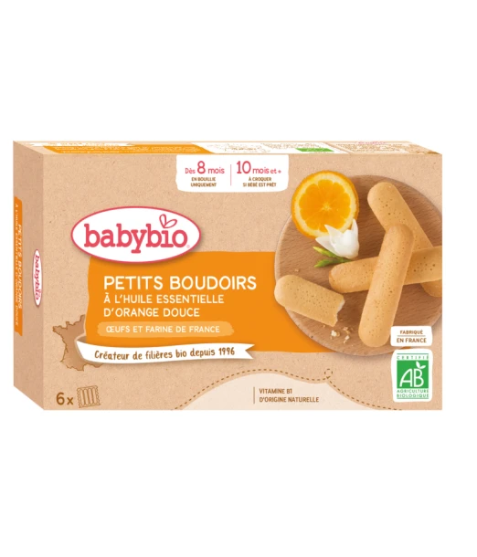 Babybio small biscuits with sweet orange essential oil from 8 months