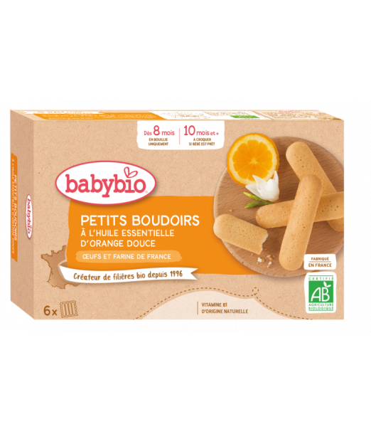 Babybio Petits Boudoirs à L'huile Essentielle D'orange Douce