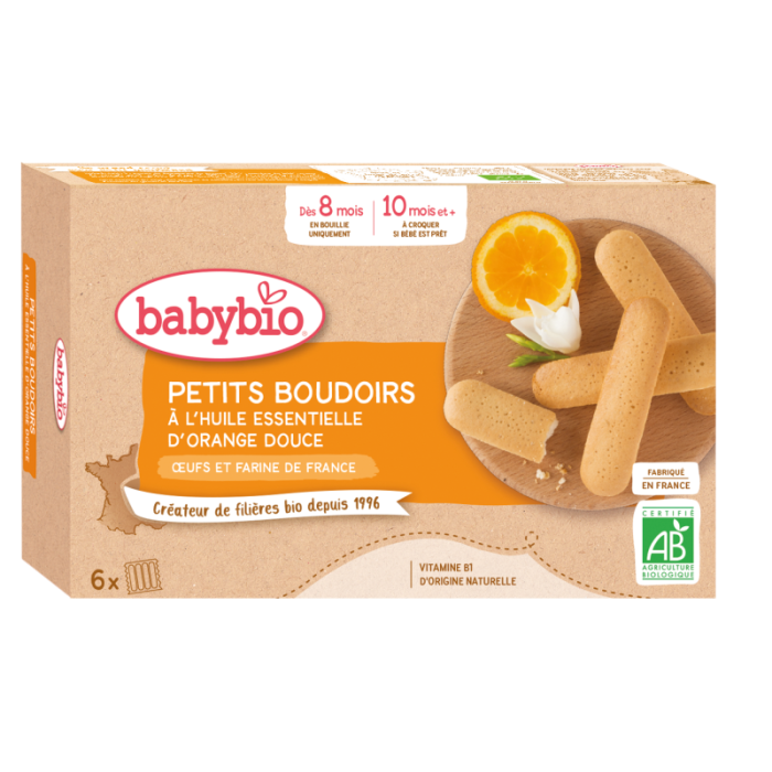 Babybio Petits Boudoirs à L'huile Essentielle D'orange Douce
