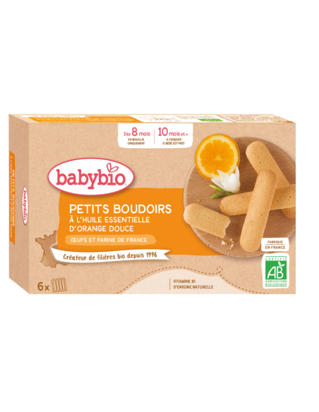 Babybio Petits Boudoirs à L'huile Essentielle D'orange Douce