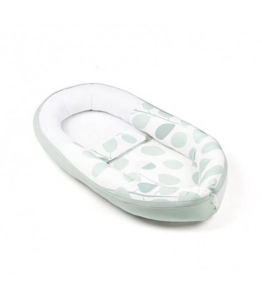 Cocoon Réducteur De Lit Leaves Aqua Green Doomoo Cocon -