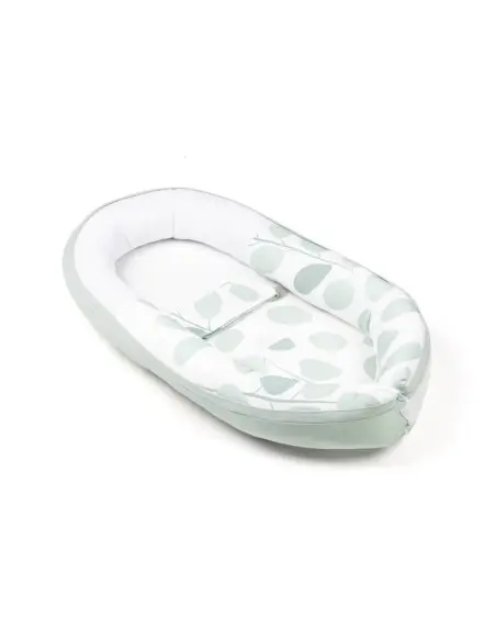 Cocoon Réducteur De Lit Leaves Aqua Green Doomoo Cocon -