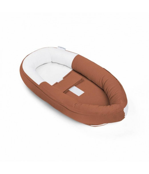 Cocoon Réducteur De Lit Tetra Jersey Terracotta Doomoo Cocon -
