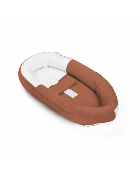 Cocoon Réducteur De Lit Tetra Jersey Terracotta Doomoo Cocon -