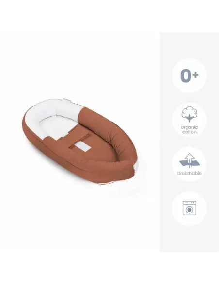 Cocoon Réducteur De Lit Tetra Jersey Terracotta Doomoo Cocon -