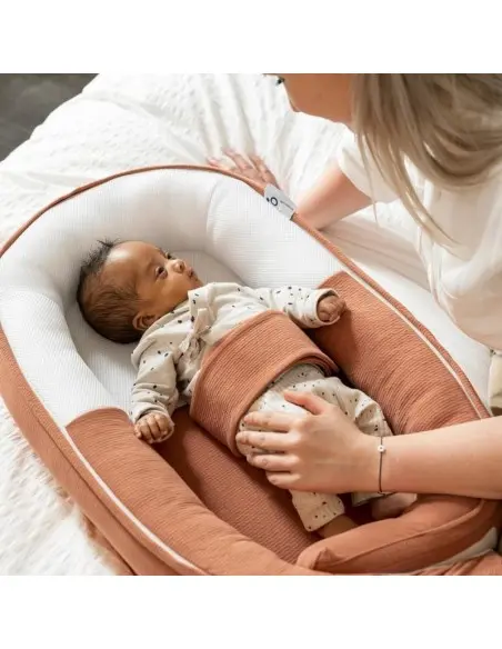 Cocoon Réducteur De Lit Tetra Jersey Terracotta Doomoo Cocon -