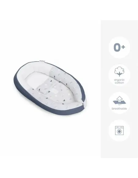 Doomoo Cocoon crib reducer Blue Grey Moon — photo 2