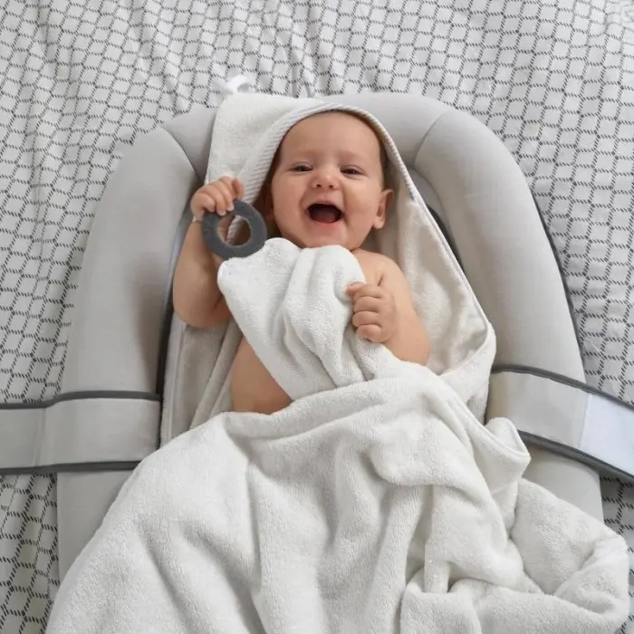 Cape De Bain XL Avec Anneau De Dentition Dry'n Play Doomoo
