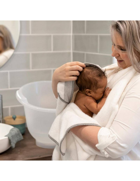 Cape De Bain XL Avec Anneau De Dentition Dry'n Play Doomoo