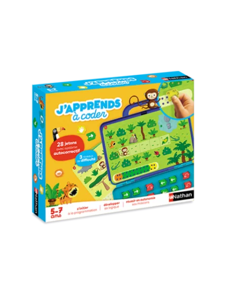 J'apprends à coder (dès 5ans) Nathan Jeux éducatifs - Nathan