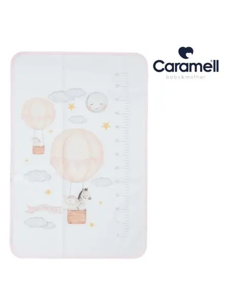 Changing pad with measuring ruler - Hot-air balloon