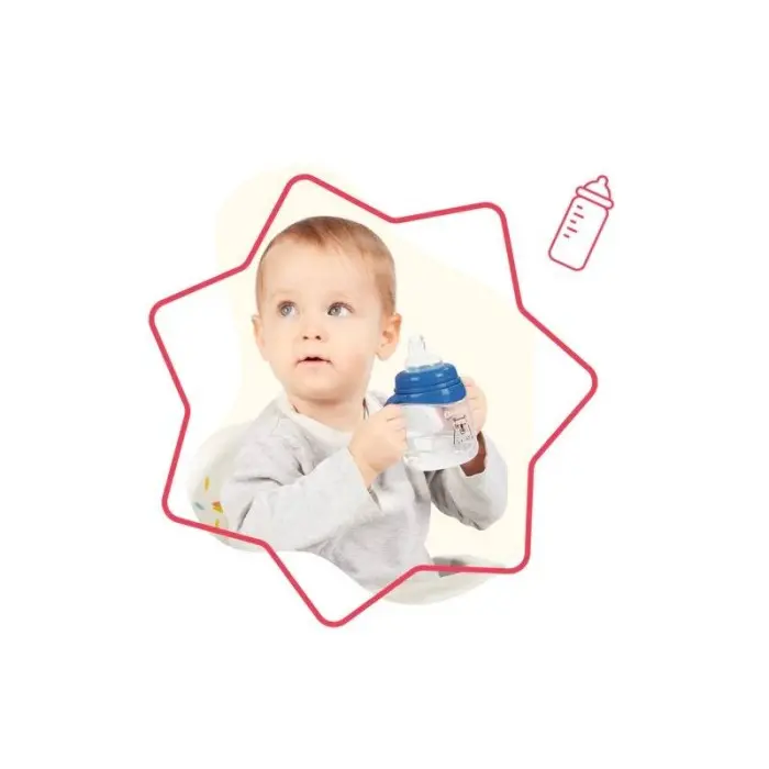 Tasse Anti-Fuite Bec En Silicone Souple 180 Ml Badabulle