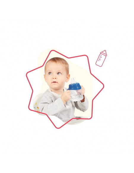Tasse Anti-Fuite Bec En Silicone Souple 180 Ml Badabulle