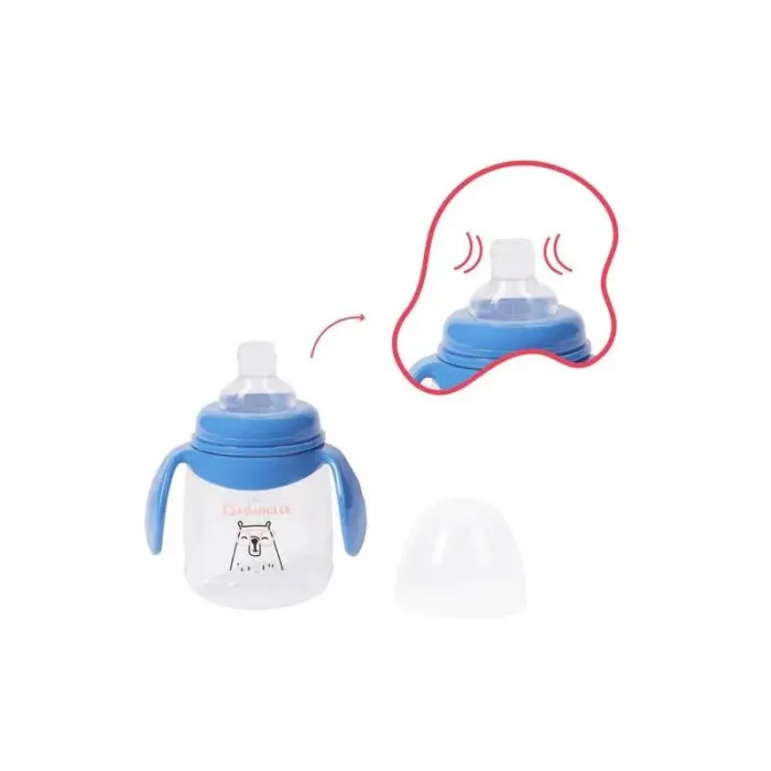 Tasse Anti-Fuite Bec En Silicone Souple 180 Ml Badabulle