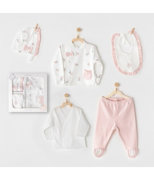 Newborn gift set 100% cotton 5-piece Fairy