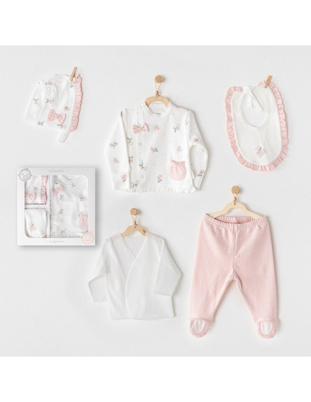 Coffret Naissance 100% Coton 5 Pièces Fairy Pyjama bébé - 
