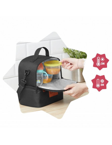 Sac Repas Isotherme Pick & Go + 1 Contenant 300ml + 1 Tasse + 2