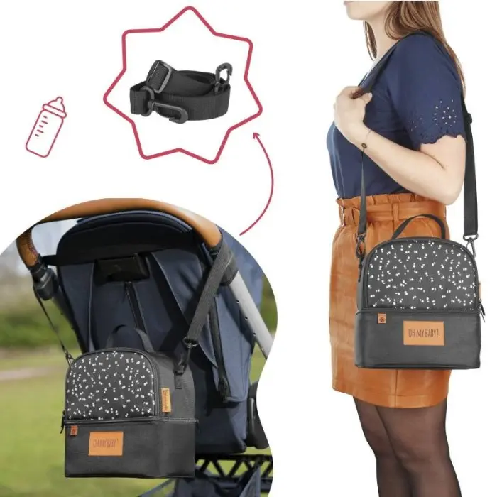 Sac Repas Isotherme Pick & Go + 1 Contenant 300ml + 1 Tasse + 2