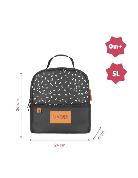 Sac Repas Isotherme Pick & Go + 1 Contenant 300ml + 1 Tasse + 2