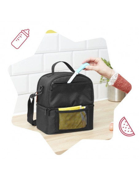 Sac Repas Isotherme Pick & Go + 1 Contenant 300ml + 1 Tasse + 2