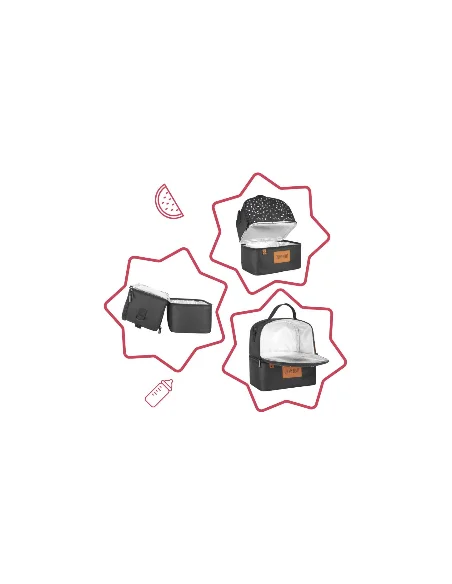 Sac Repas Isotherme Pick & Go + 1 Contenant 300ml + 1 Tasse + 2