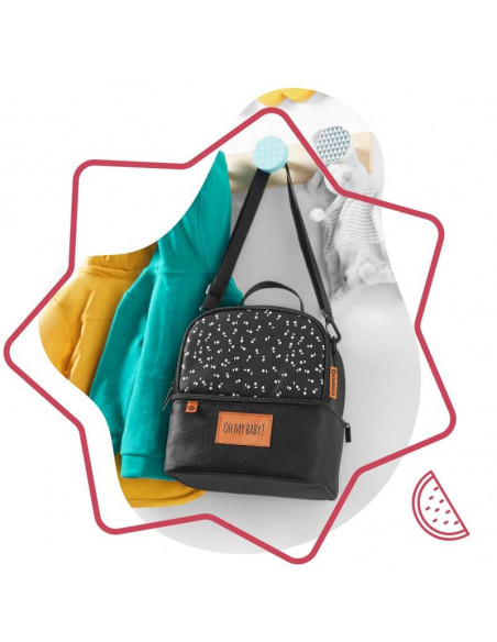 Sac Repas Isotherme Pick & Go + 1 Contenant 300ml + 1 Tasse + 2
