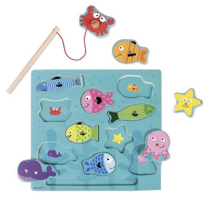 Puzzle Encastrement Pêche Magnétique Goula 2ans+ Jouet - Goula