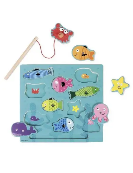 Goula magnetic fishing inset puzzle from 2 years — photo 2
