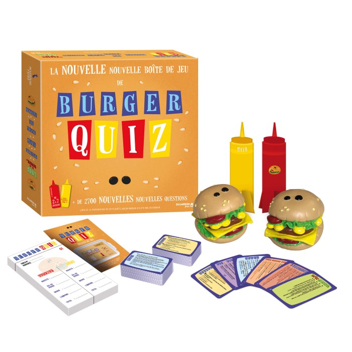 Burger Quiz: La Nouvelle Nouvelle Boîte de Jeu Dujardin 12ans+