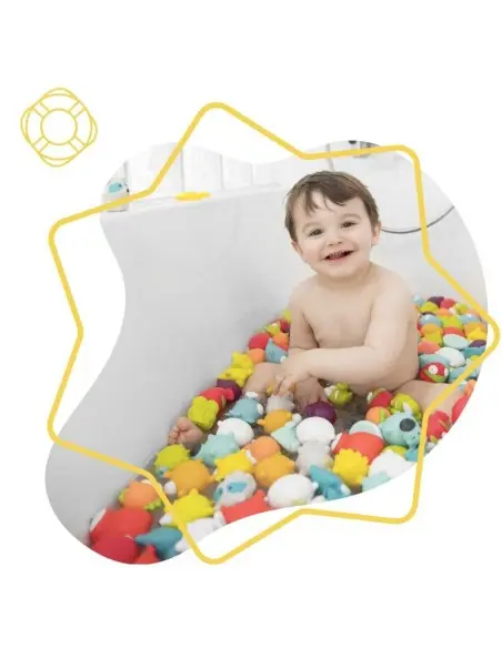 Jouets De Bain Rigolos Splash Ocean x6 Badabulle Jouet de bain 