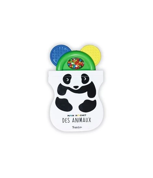 Black and white sensory book — My animal rattle
