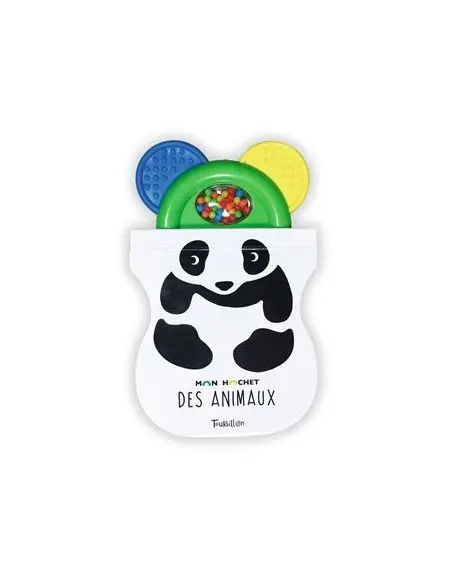 Black and white sensory book — My animal rattle