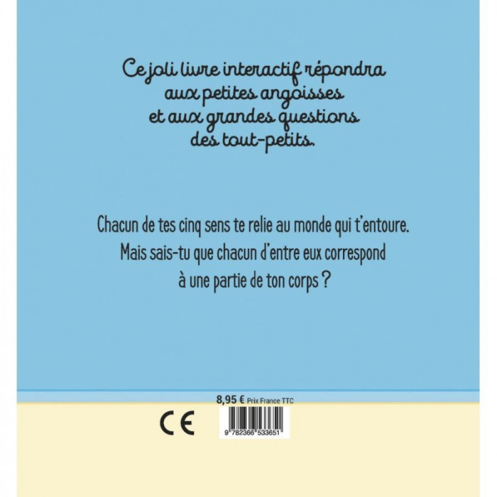 Livre interactif - Les 5 sens 3 - 5 ans - Maroc