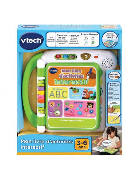 Mon livre d'activités interactif - J'écris, je joue et