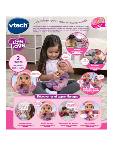 Poupée Emma cache-cache bébé - Poupée Little Love Eveil & Jouet