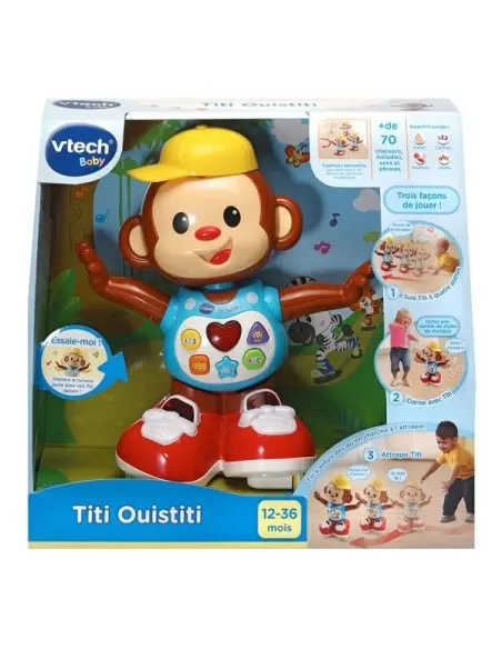 Jouet singe interactif qui marche et danse Titi Ouistiti Eveil