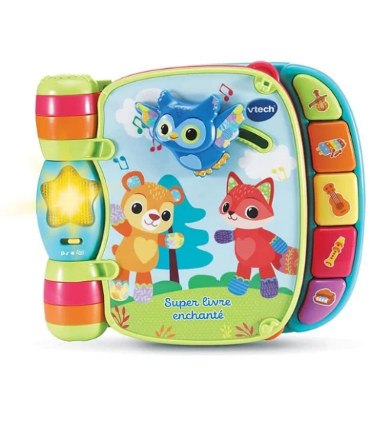 Super livre enchanté des Baby loulous bleu - livre interactif