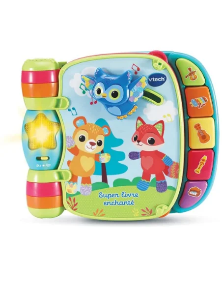 Super livre enchanté des Baby loulous bleu - livre interactif