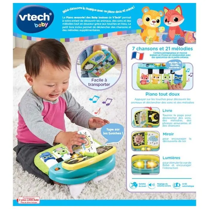 Vtech Piano sensoriel des Baby loulous - Jouet interactif 3 -